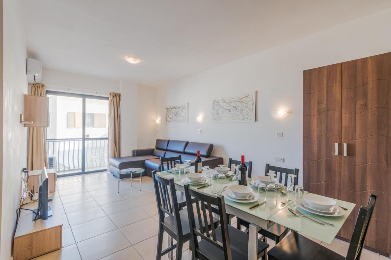 Seashells Apartments With Terrace, Just Off The Seafront In Bugibba - By Getawaysmalta St. Paul's Bay Exteriér fotografie